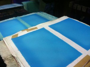 Sheets Pressed and Ready for Drying